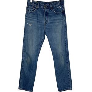 Levi's Straight Leg Women's Jeans - Classic Blue Denim